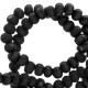 Wooden beads 6mm Nature Wood-Greige Black
